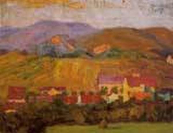 Village with Mountains 1907